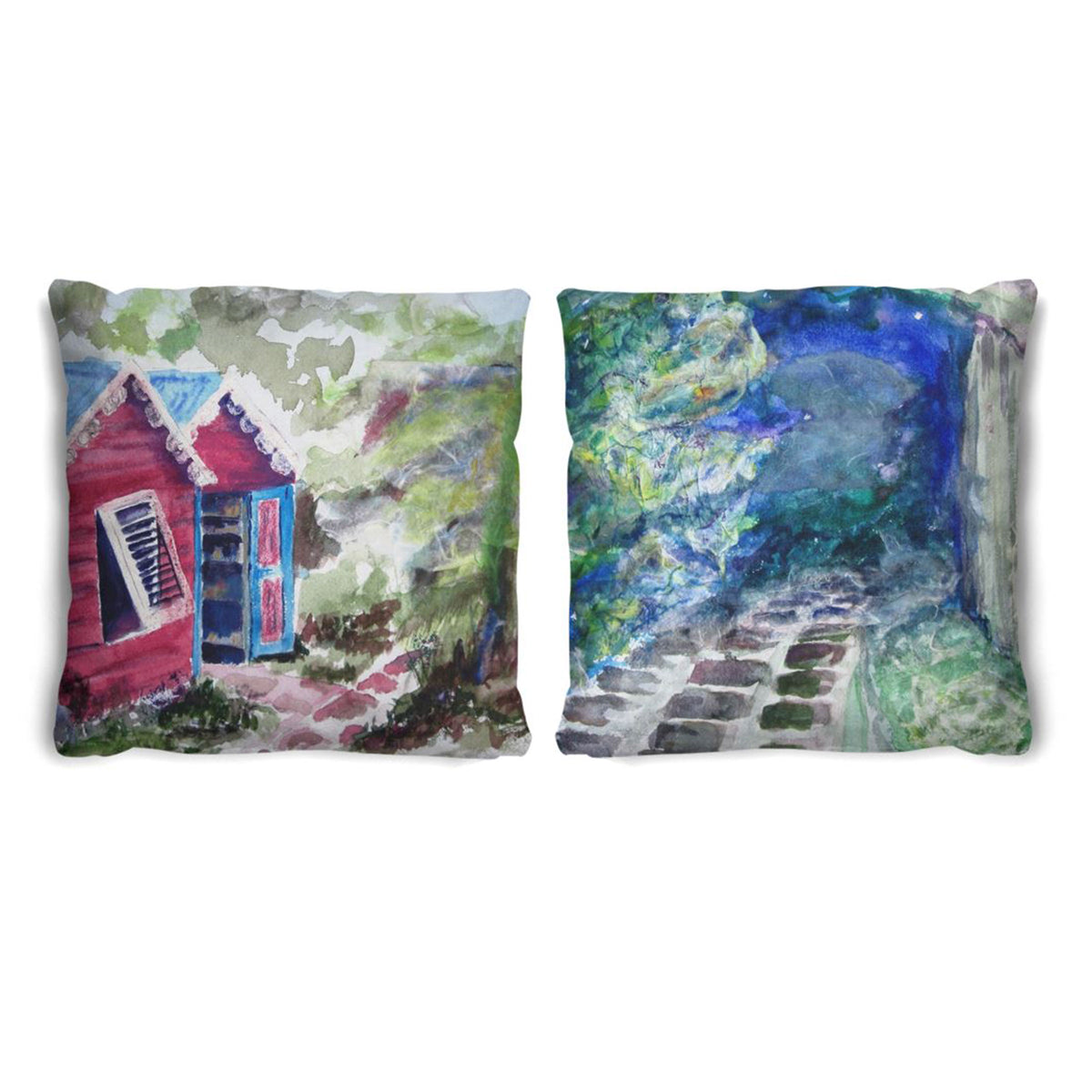 Livacious Lu® Accent Pillows: Red Shack